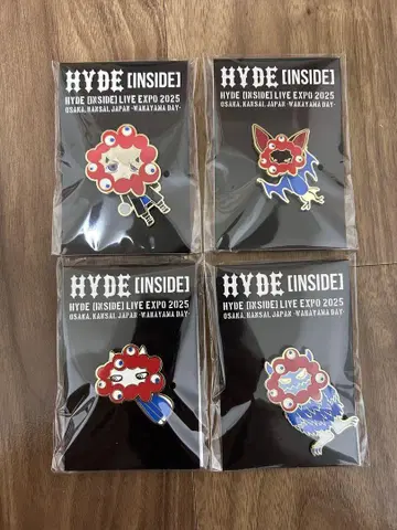 HYDE EXPO 2025 핀 배지 세트 미야쿠미야쿠 콜라보