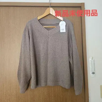 미사용 새상품 렙심 5G 카노코 V넥 풀오버