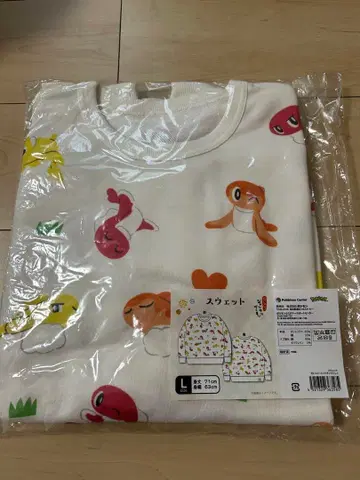 포켓몬 포켓몬 센터 샤리타츠 맨투맨 트레이닝복