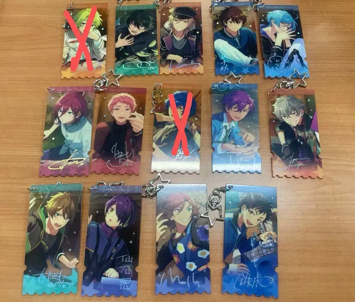 Ensemble Stars Enstar Chinese Star Stamp Acrylic Keyring