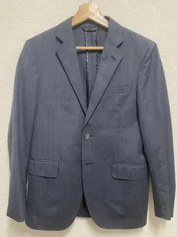 District United Arrows 네이비 스트라이프 자켓