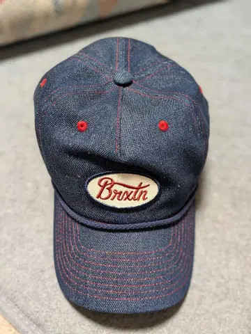 Brixton 네이비 데님 캡 미사용