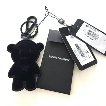 EMPORIO ARMANI 키링 블랙 레어템!