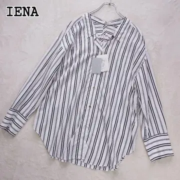 새상품급 택 포함 이에나 IENA 긴팔 셔츠 스트라이프