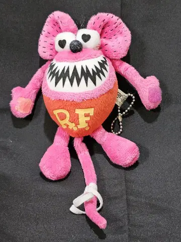 랫핑크 RATFINK 러브랫 체인 마스코트 핑크 레어