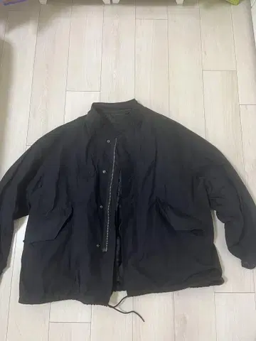 FREAK'S STORE 숏 모즈 코트 블랙