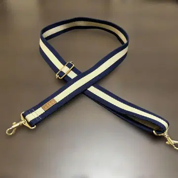 숄더끈 스트라이프 (38mm) Color: 네이비 x 베이지