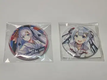 SNOWMIKU 유키 미쿠 2018 캔뱃지 2개 세트