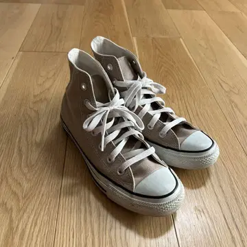 Converse 하이컷 스니커즈 베이지