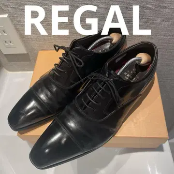 REGAL 블랙 스트레이트 팁 리갈 남성용 26cm 22FR