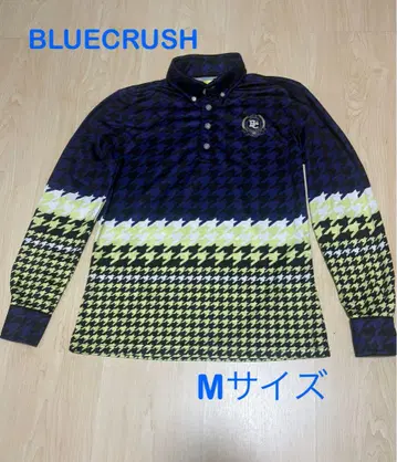 [ 새상품급 ] BLUECRUSH M 사이즈 골프 피케 셔츠 긴팔