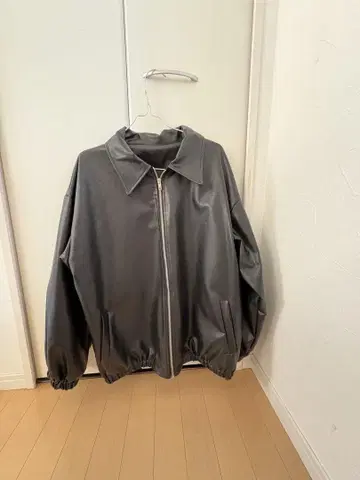그레이 오버사이즈 자켓