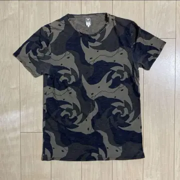 G-STAR RAW 카모 패턴 티셔츠