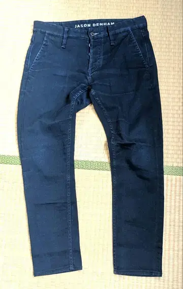 제이슨 덴함 치노 팬츠 네이비 컬러