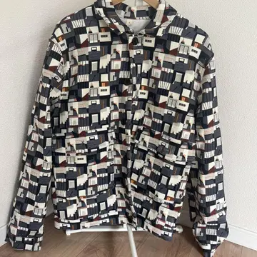 ZARA 기하학 패턴 캐주얼 자켓 L