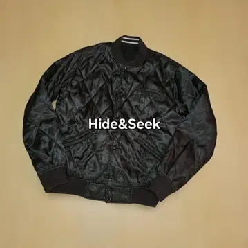 Hide & Seek 리버서블 스카잔 바시티 자켓