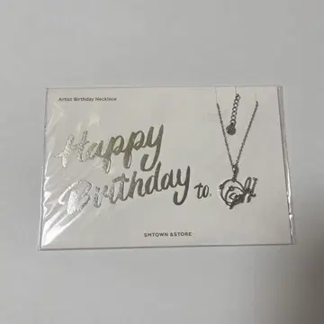 Red Velvet 레벨 슬기 생일 기념 목걸이 실버