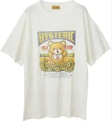 HYSTERIC GLAMOUR 티셔츠 화이트 히스테릭 베어