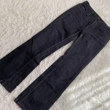 SONIA RYKIEL 플레어 데님 팬츠 블랙 40 캐주얼