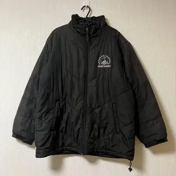 90s ROCKY RABBIT 블랙 다운 자켓