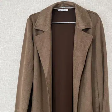 ZARA 브라운 롱 코트 L 사이즈 미사용에 가까운