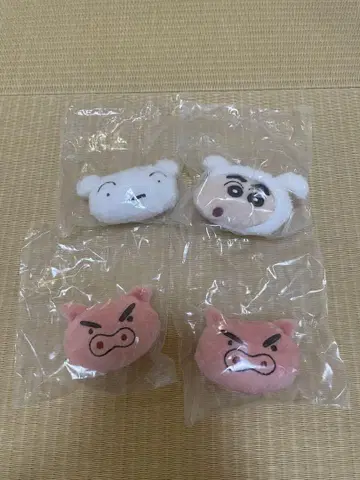 짱구는 못말려(크레용 신짱) 봉제 인형 핑 4개 세트