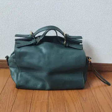[ 천연 가죽 토트백 ]