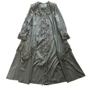 아틀리에 마리코 럭셔리 원피스 코트 꽃무늬 자수