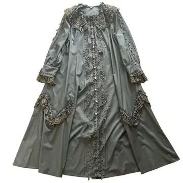 아틀리에 마리코 럭셔리 원피스 코트 꽃무늬 자수