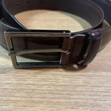 HUGO BOSS 보스 다크 브라운 가죽 벨트