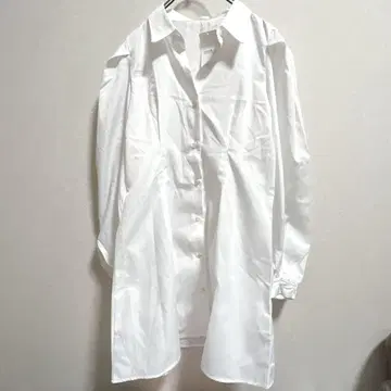 택 포함 어스 뮤직 앤 이콜로지 롱 블라우스 프리 사이즈 화이트