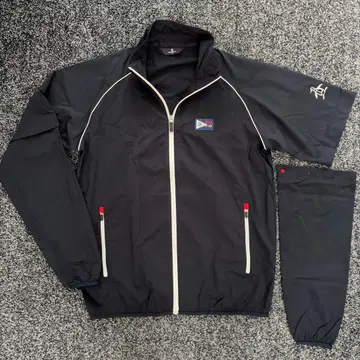 먼싱웨어 2WAY 블루종 자켓 골프웨어 네이비 M