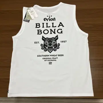 BILLA BONG 화이트 탱크탑