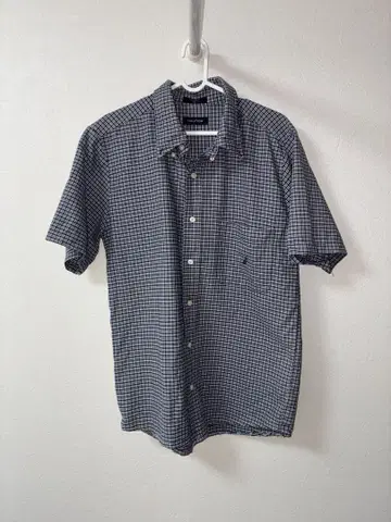Nautica 체크 무늬 반팔 셔츠 XL