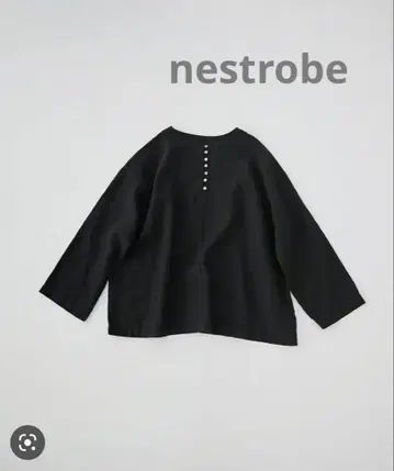 nestrobe 네스트로브 린넨 버튼 2way T 블라우스