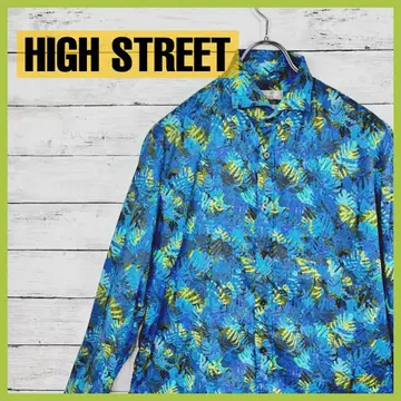 HIGH STREET 하이스트릿 셔츠 패턴 셔츠 긴팔