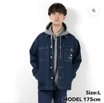 [ 완판템 ] TNOC 데님 자켓 DARK M 사이즈