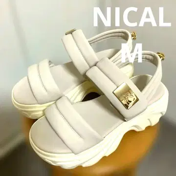 NICAL 더블 벨트 패디드 샌들