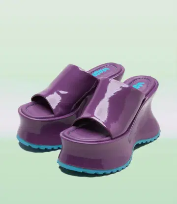 WOOMII 코레트 퍼플 크링클 37 시착만