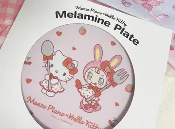 메조 피아노 x 헬로키티 sweetbox 멜라민 플레이트 popup
