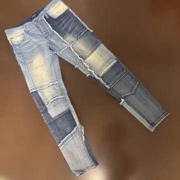 SOMEDIFF 패치워크 데님 M