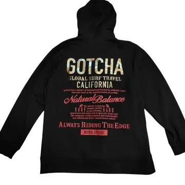 GOTCHA SURF 집업 후드티 XXL 블랙