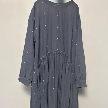 메종드소일 그레이 도트 무늬 롱 원피스 사이즈 2