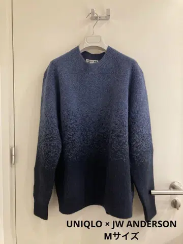 UNIQLO JWA 수플레얀 그라데이션 크루넥 스웨터 블루