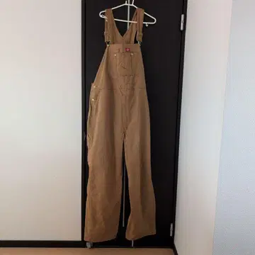 Dickies 베이지 오버롤
