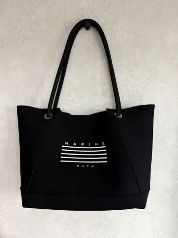 [ 새상품 ] muta MARINE 컷오프 네오프렌 BIG 토트백 블랙