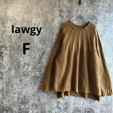 a3058 [ lawgy ] 긴팔 니트 풀오버 절개