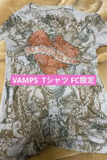VAMPS HYDE K.A.Z 셔츠 S 사이즈 FC 한정판 라이브