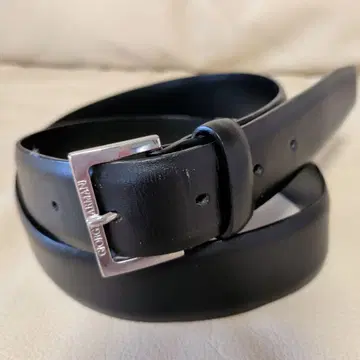 Giorgio Armani 블랙 가죽 벨트