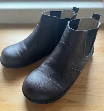 다크 브라운 사이드 고어 숏부츠